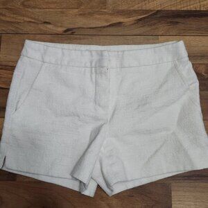 Trina‎ Turk Womens Corbin 2 Shorts White Cotton Stretch Size 4